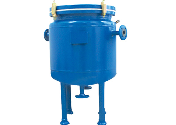 Flat cover glass lined open mixing vessel